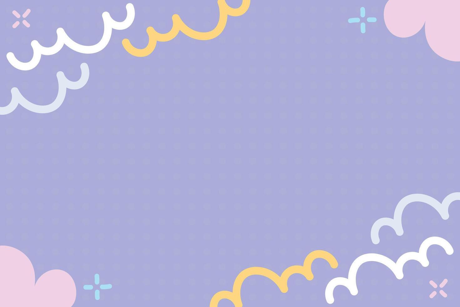 Cute abstract baby shower flat design illustration element background vector