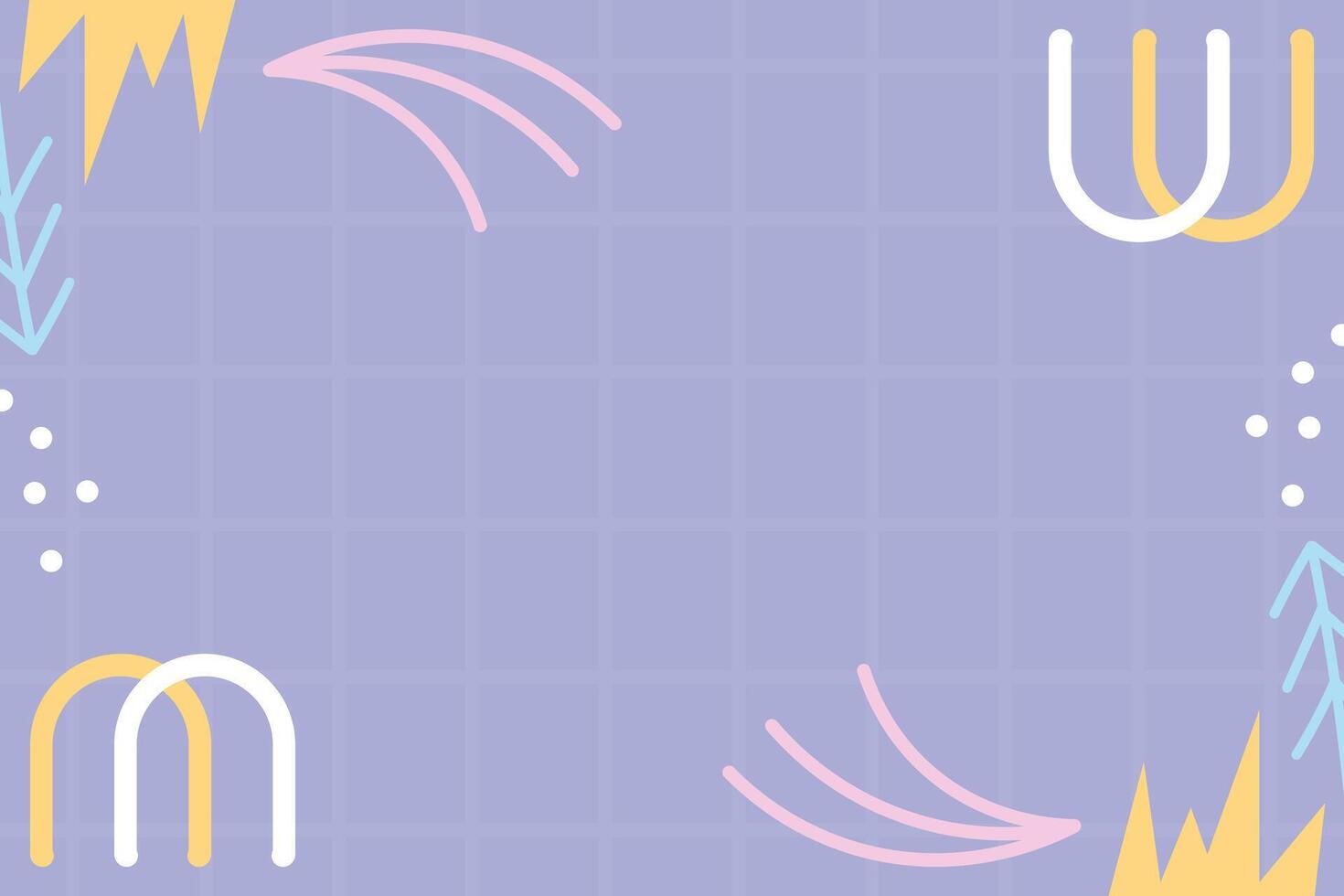 Cute abstract baby shower flat design illustration element background vector