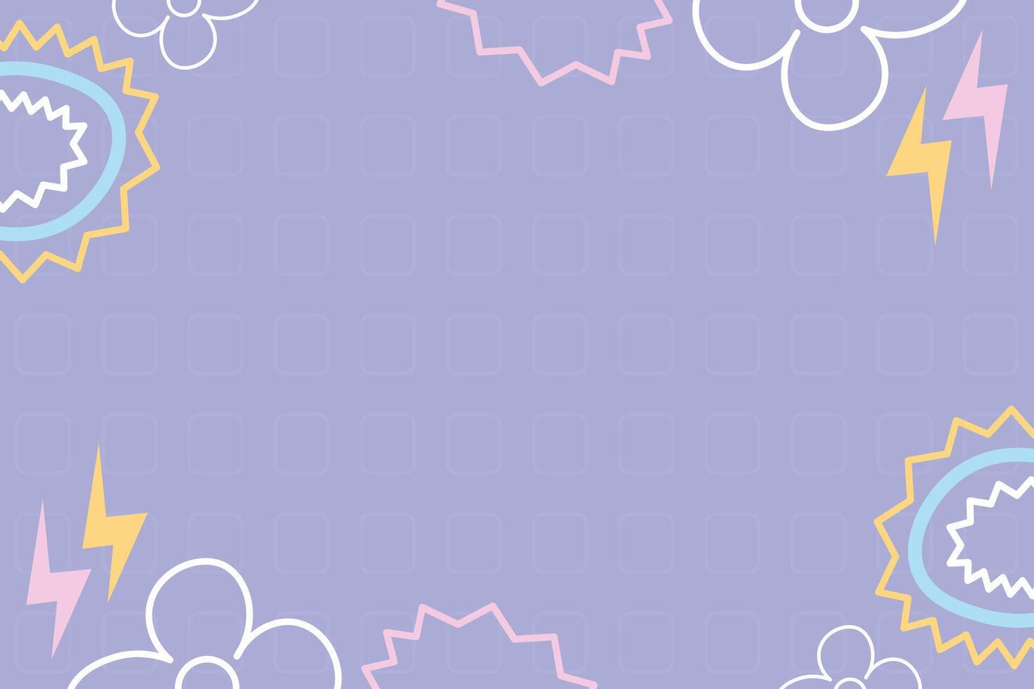 Cute abstract baby shower flat design illustration element background vector