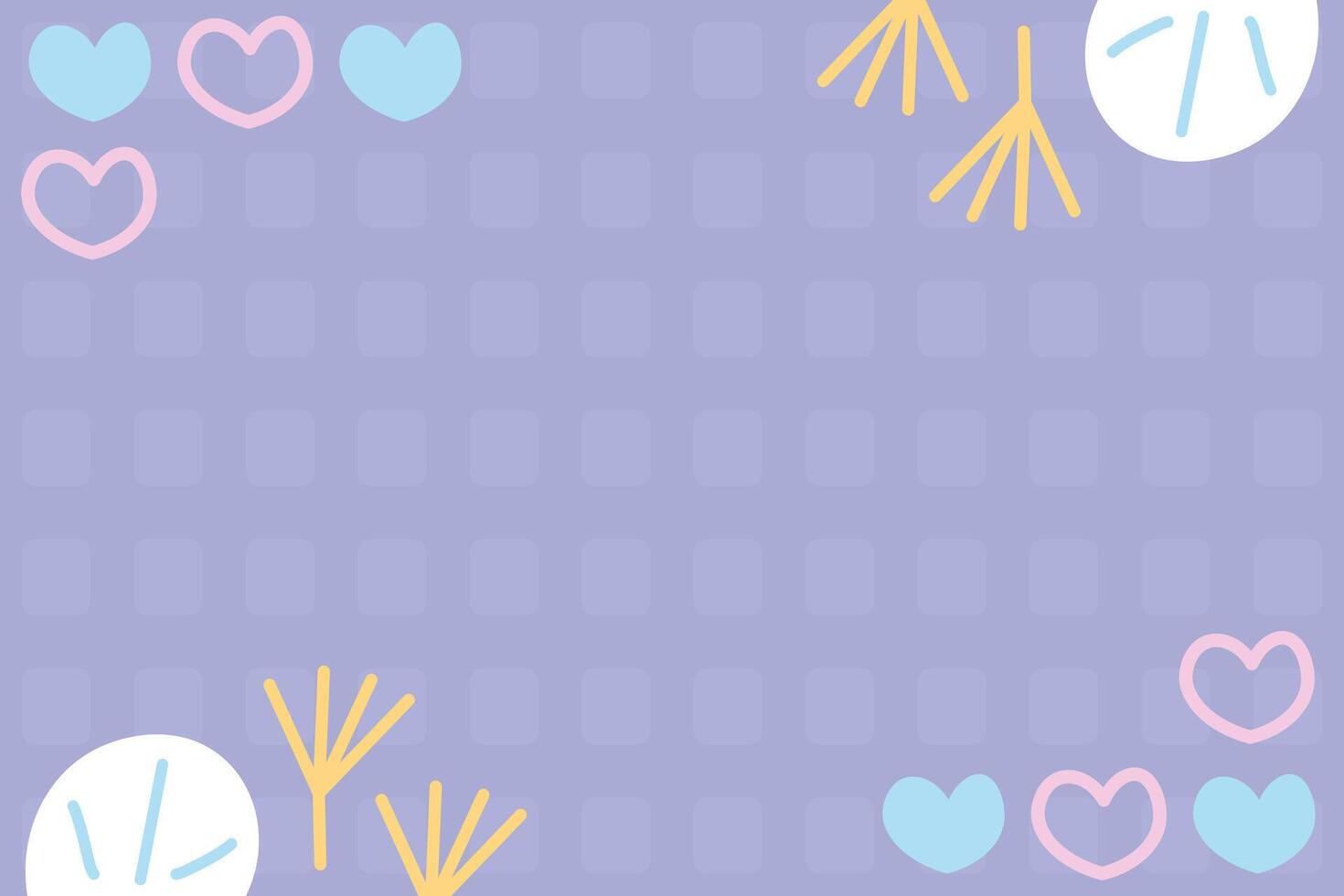 Cute abstract baby shower flat design illustration element background vector