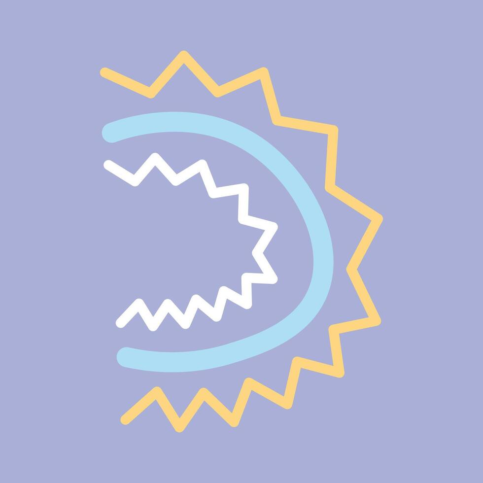 Cute abstract baby shower flat design illustration element vector