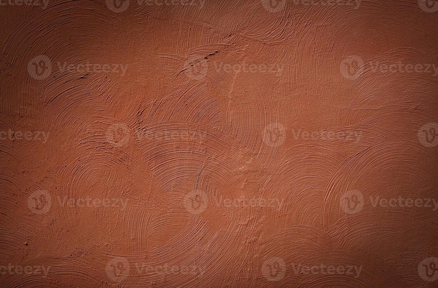 Cement Red plaster wall have rough surface concrete. For texture background images photo