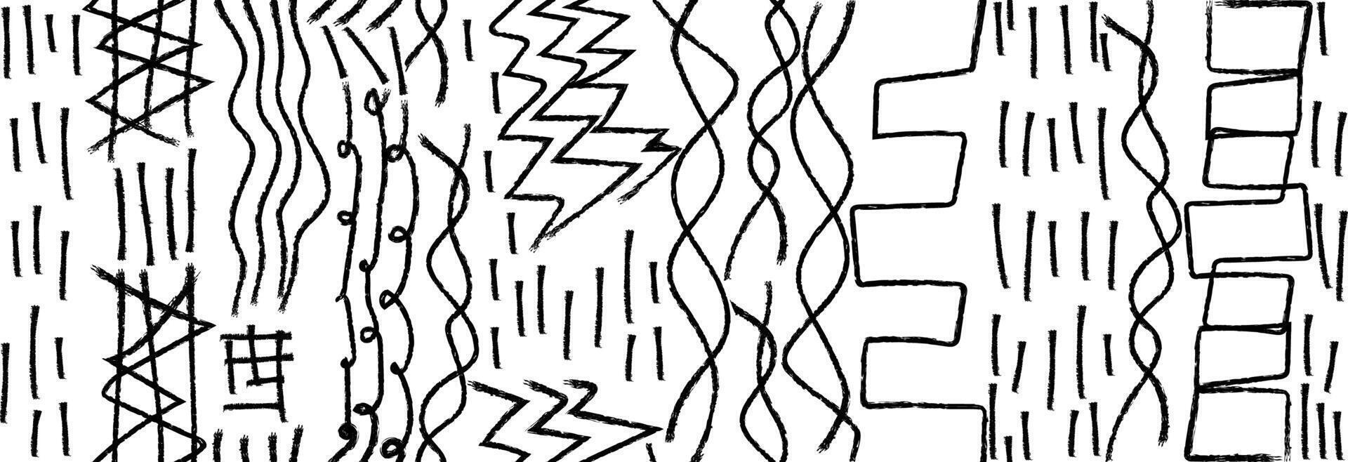 Children's seamless doodles. vector