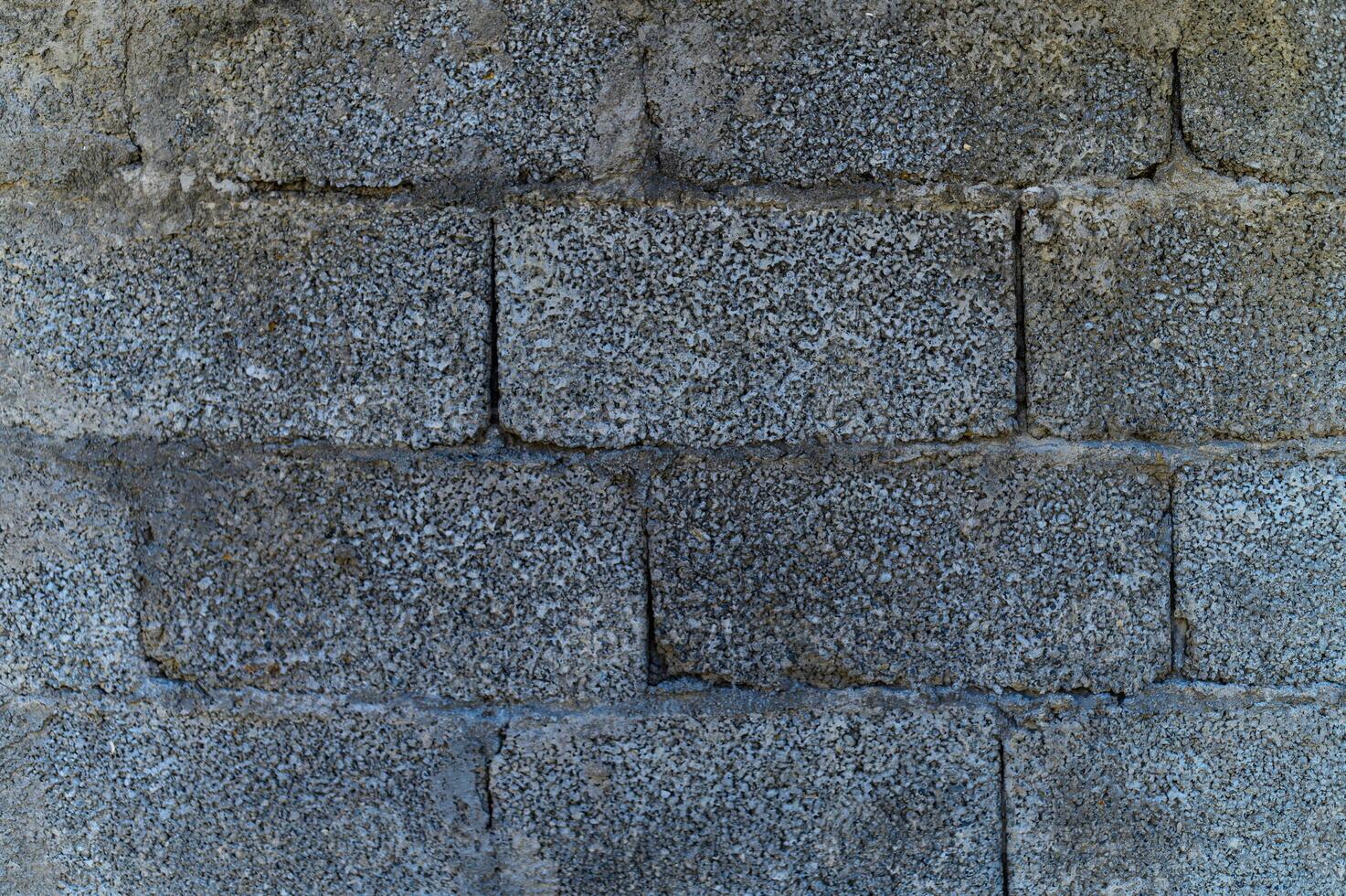 Cinder block wall background texture photo