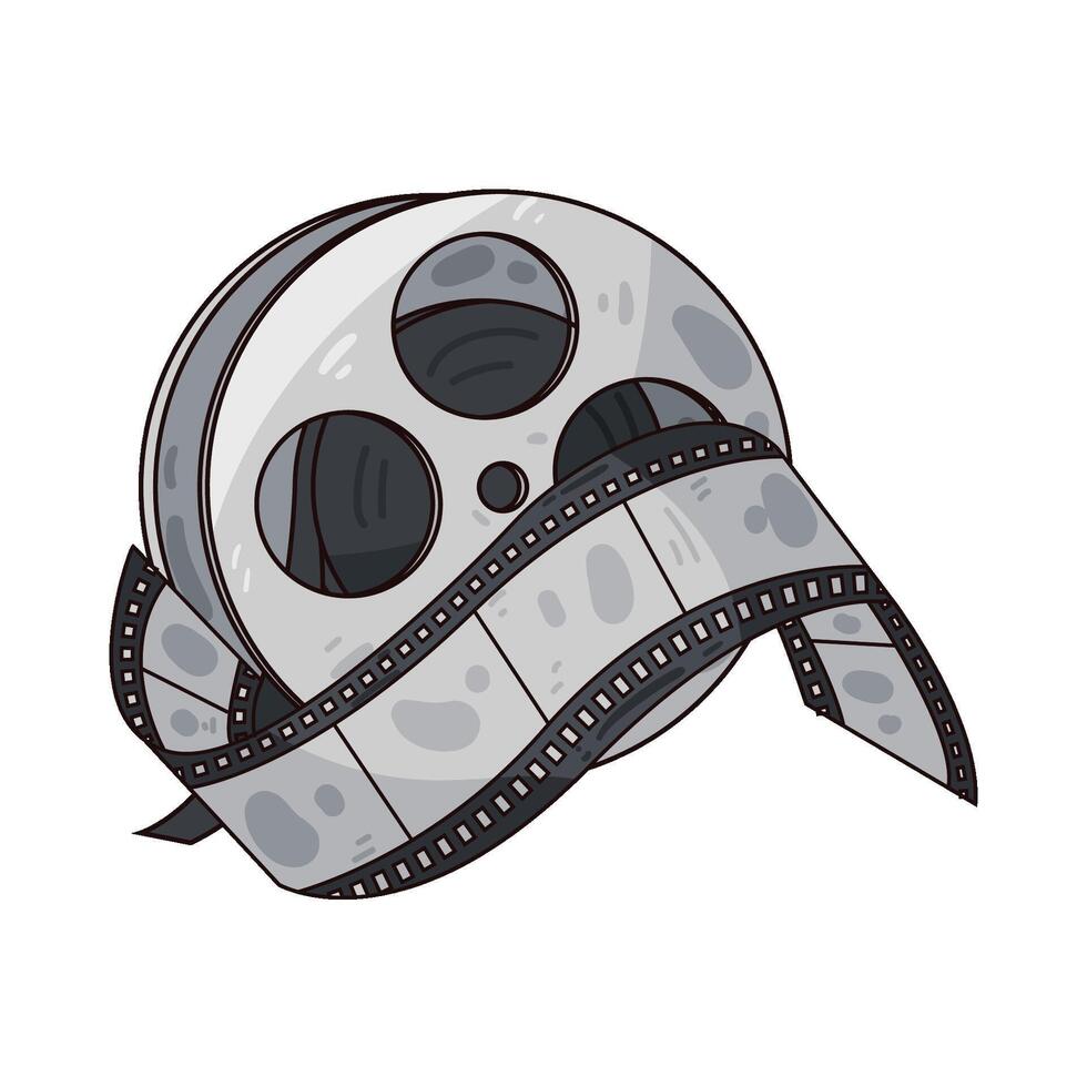 Illustration of film roll vector