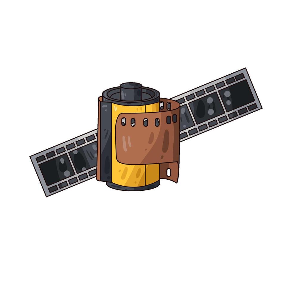 Illustration of film roll vector