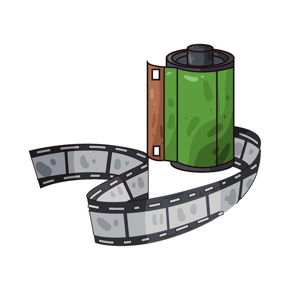Illustration of film roll vector