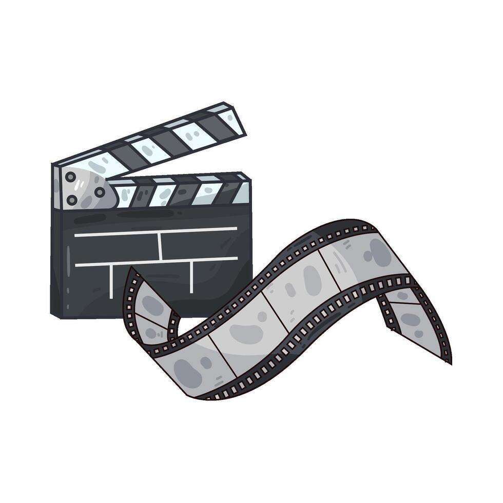 Illustration of film roll vector