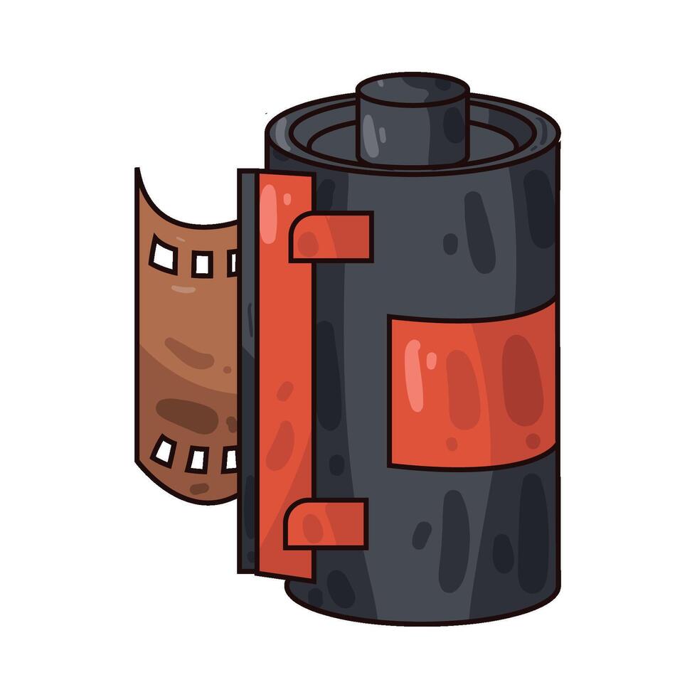 Illustration of film roll vector