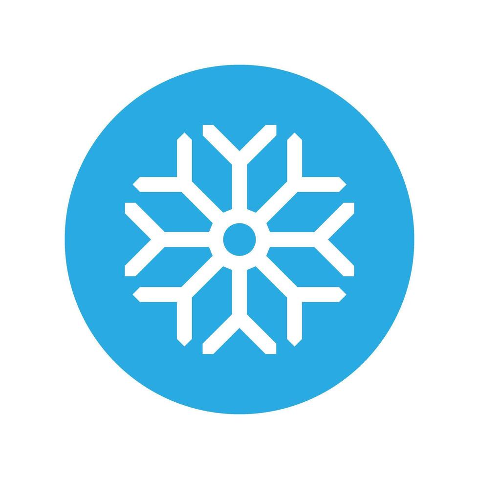 Snowflake icon . Winter illustration sign. Cold illustration symbol. vector