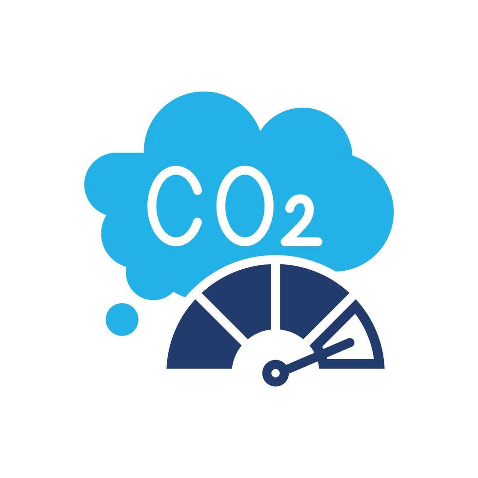 carbon dioxide level colored icon design good for web and mobile app vector