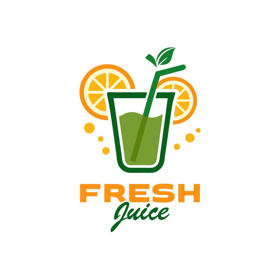Juice drink logo vector