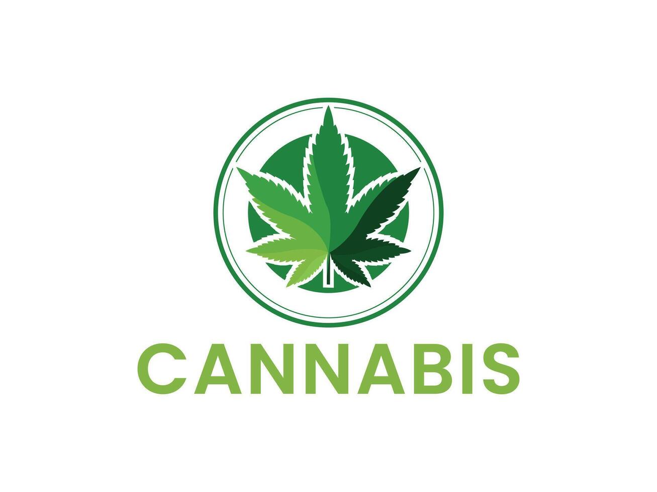 Cannabis Logo Design Template vector