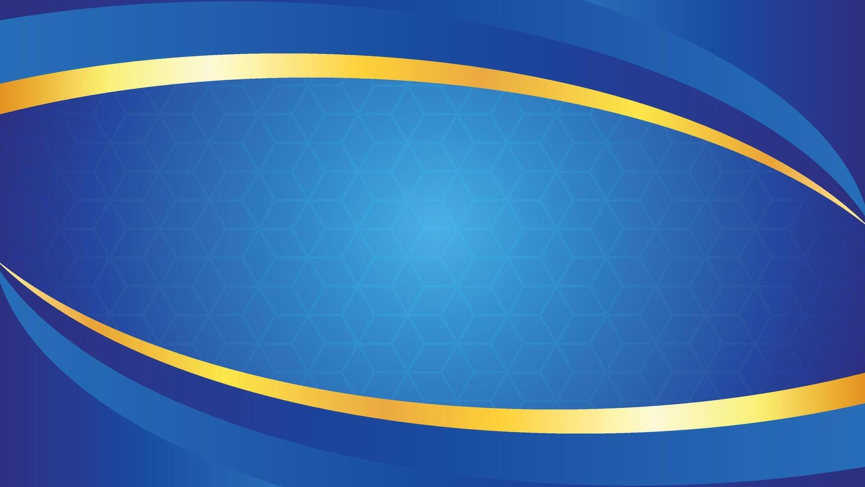 Abstract blue wave background vector