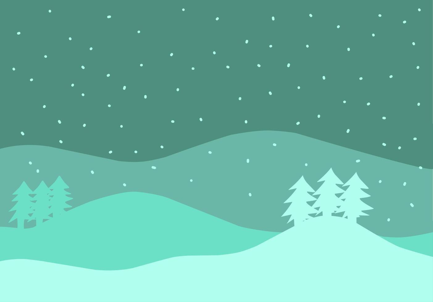 Winter background. Christmas background in flat style illustration vector