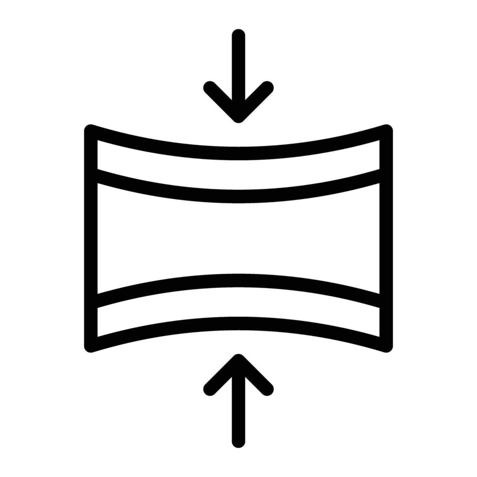 Elasticity Line Icons Design vector