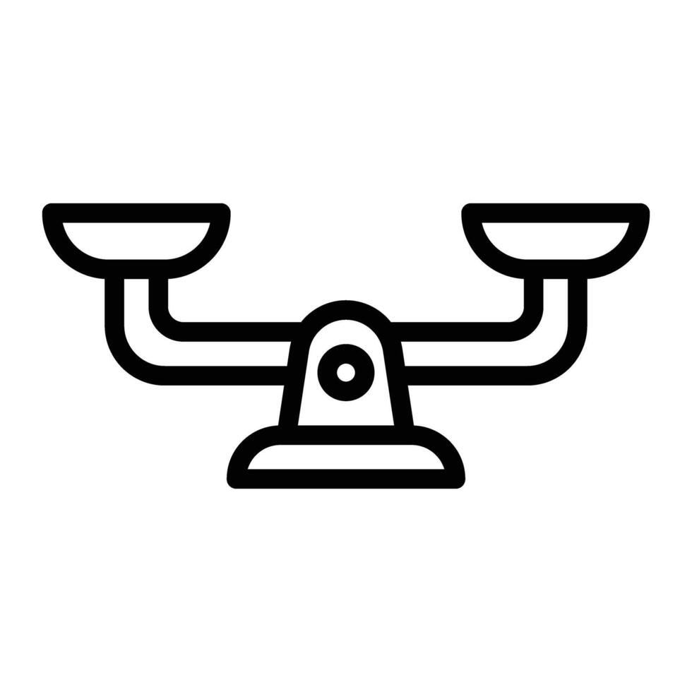 Balance Line Icons Design vector