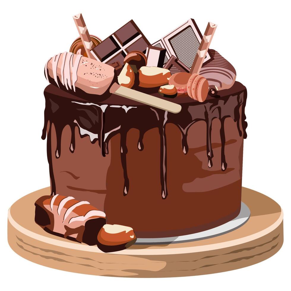 various cakes image vector