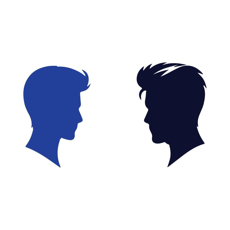 Elegant Hairstyles for Modern Men vector