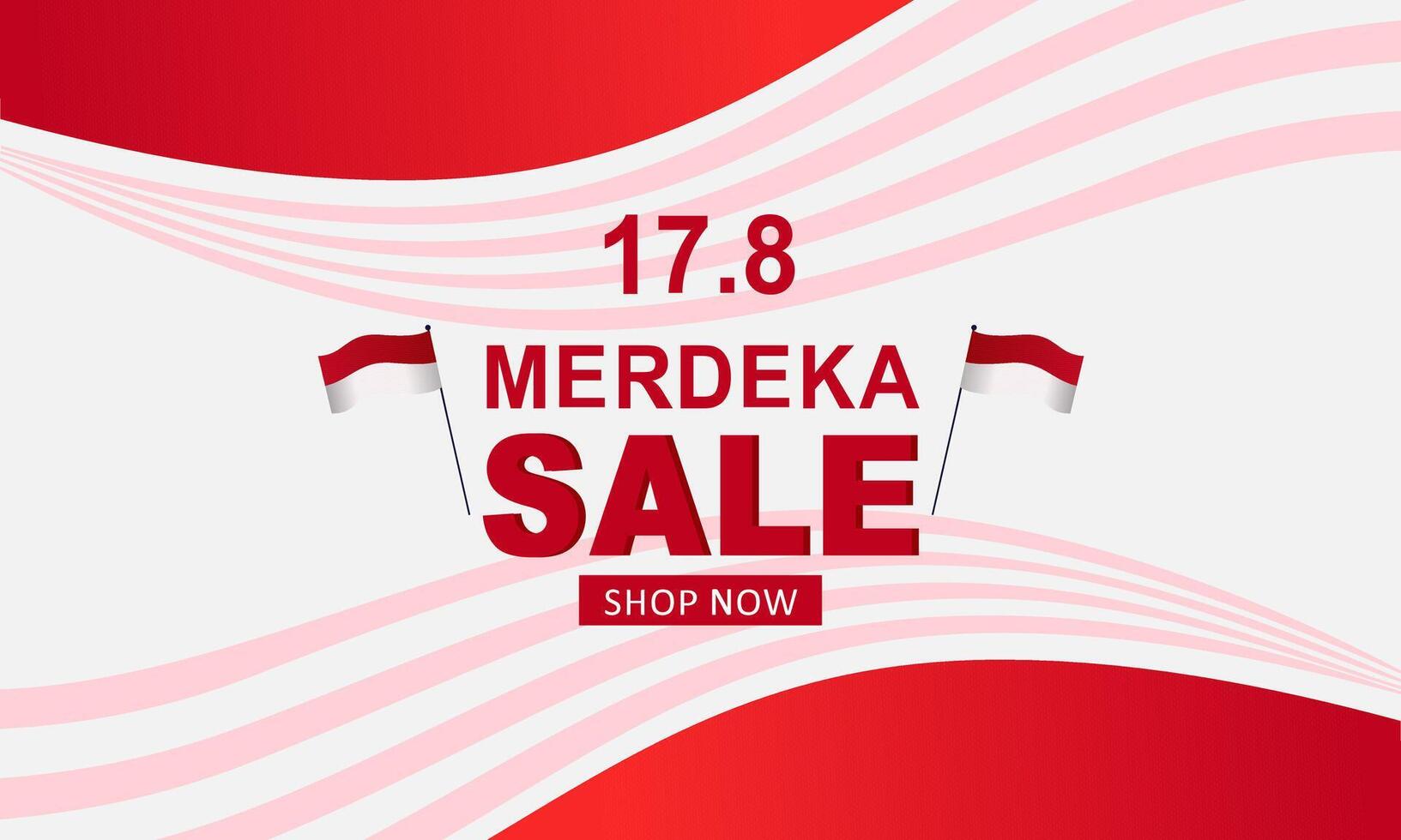 79th of august indonesian independence day sale square banner for social media post vector