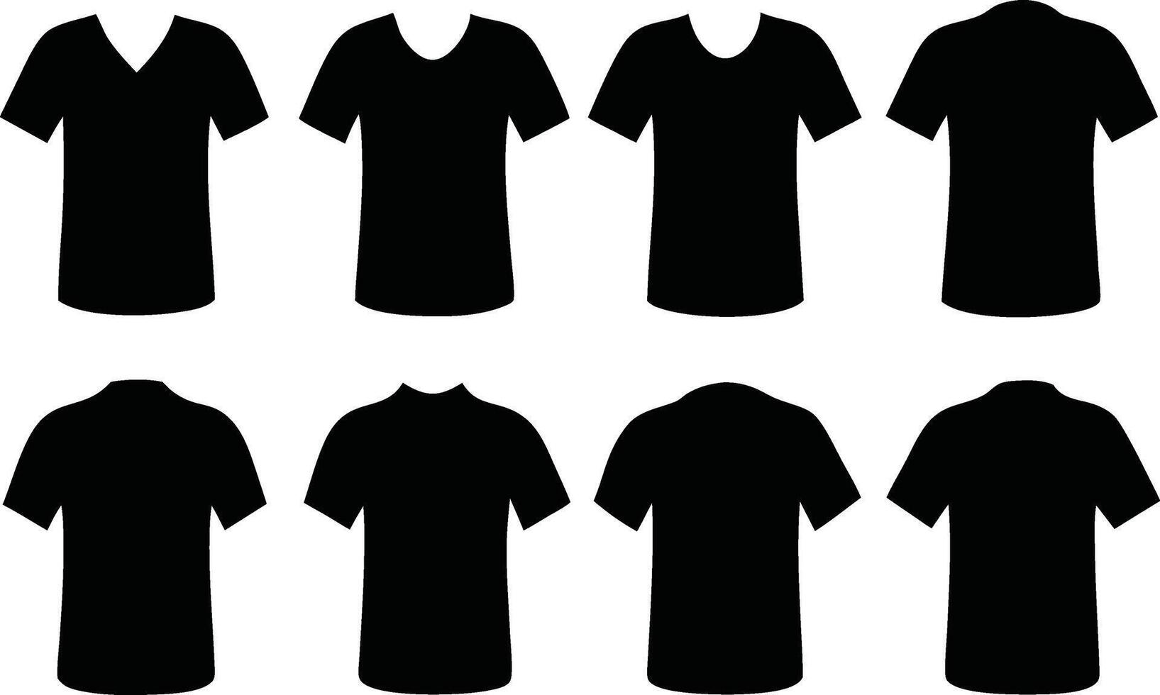 Cute 8 silhouette illustration t-shirt looks grateful vector