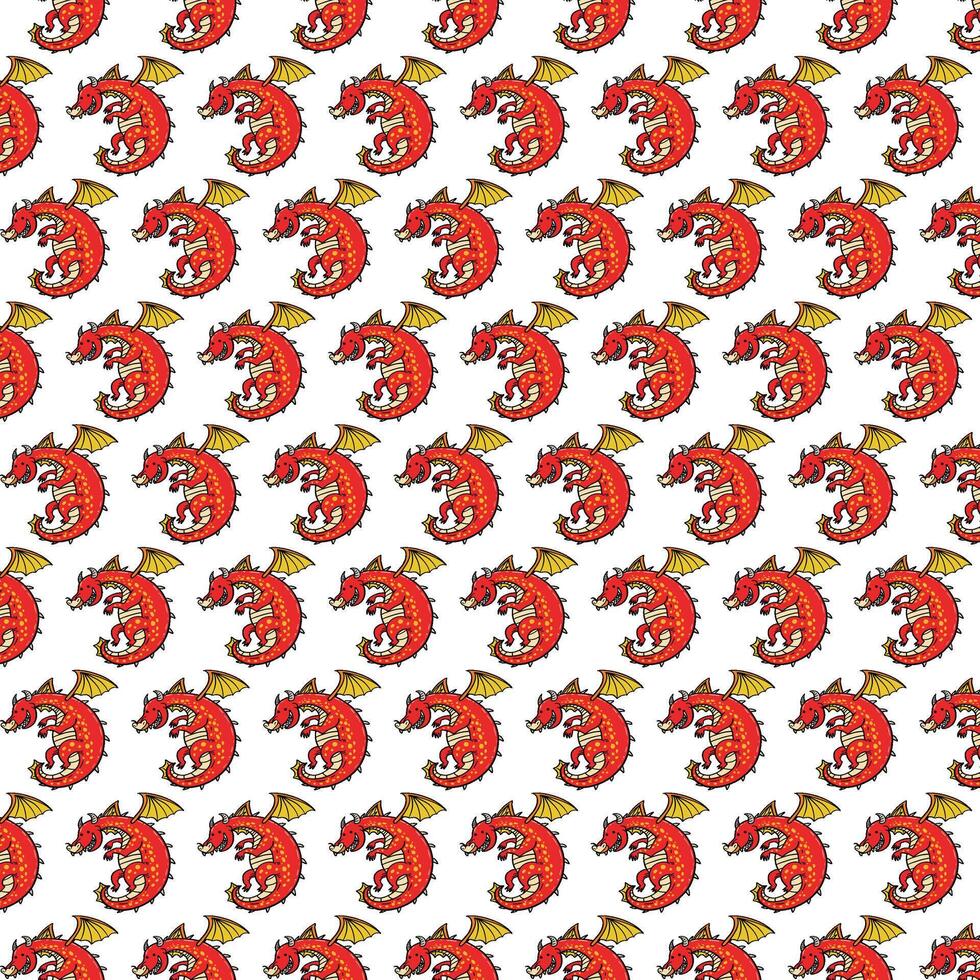 dragon pattern design for background, template, website, texture, etc vector