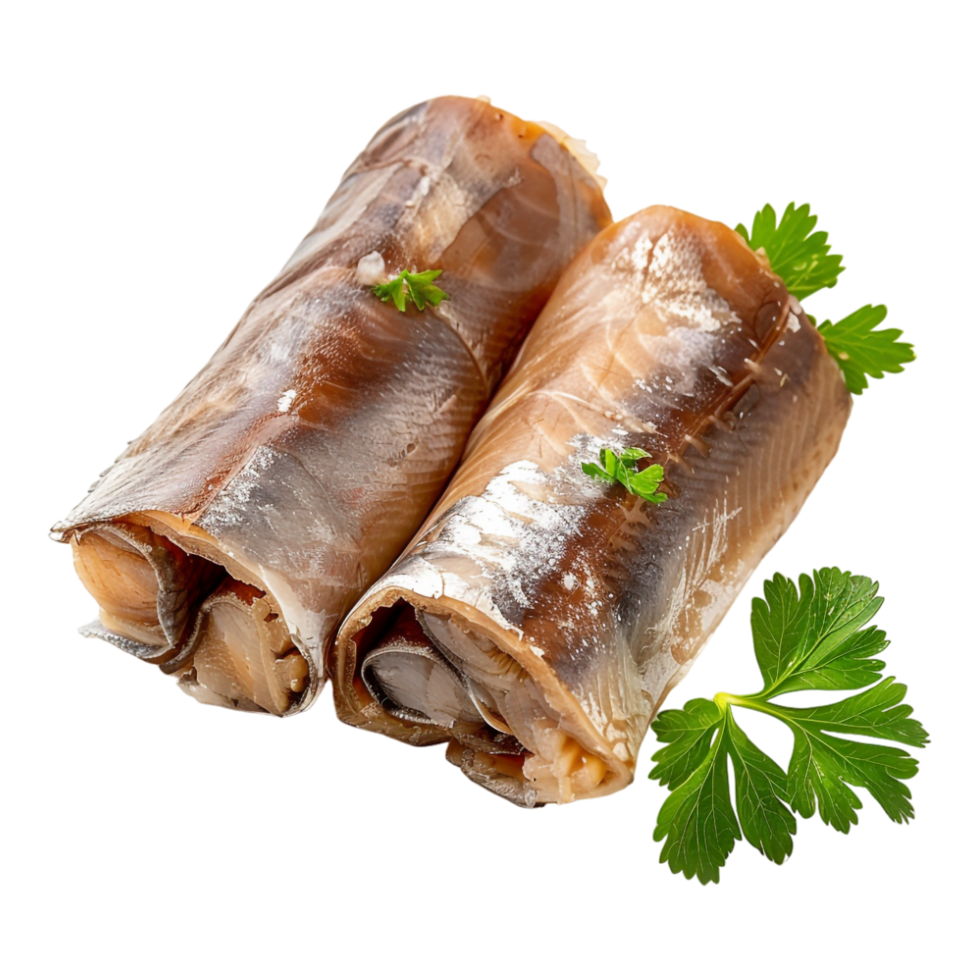 Lightly salted Fish fillet on Transparent Background png