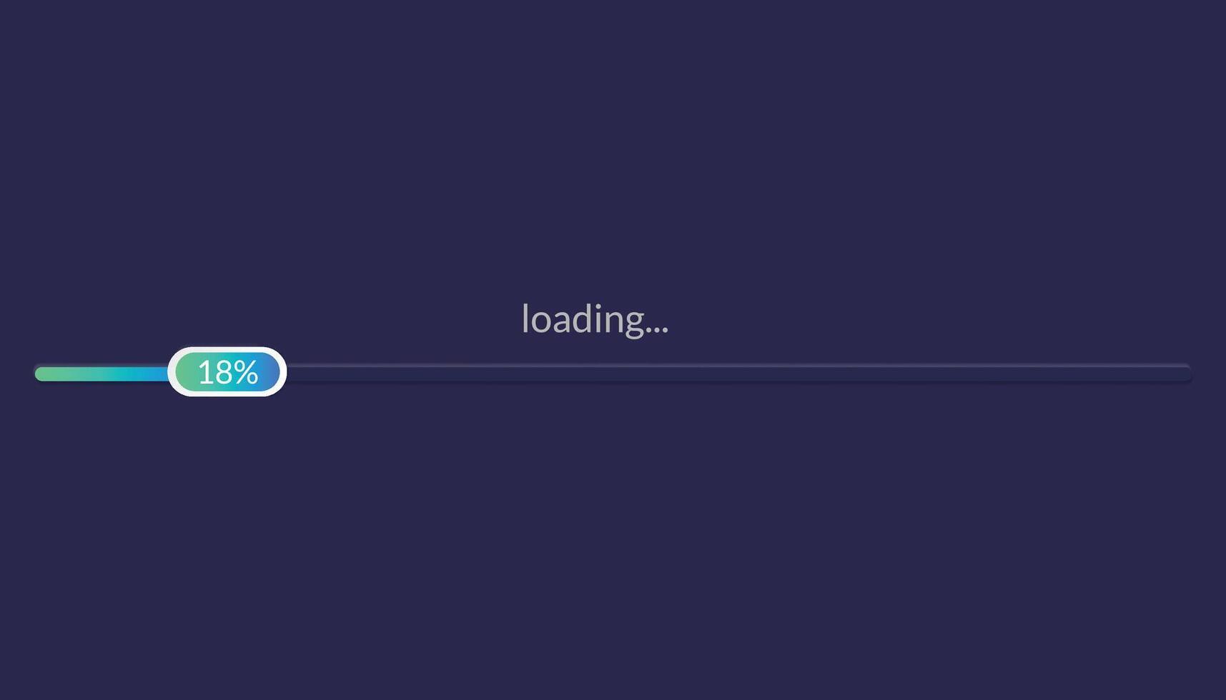 Progress load bar. Indicator of status download. Graphic icons of interface. Neon buttons of speed of upload. Web loaders with percent. Futuristic UI for website, game, internet vector