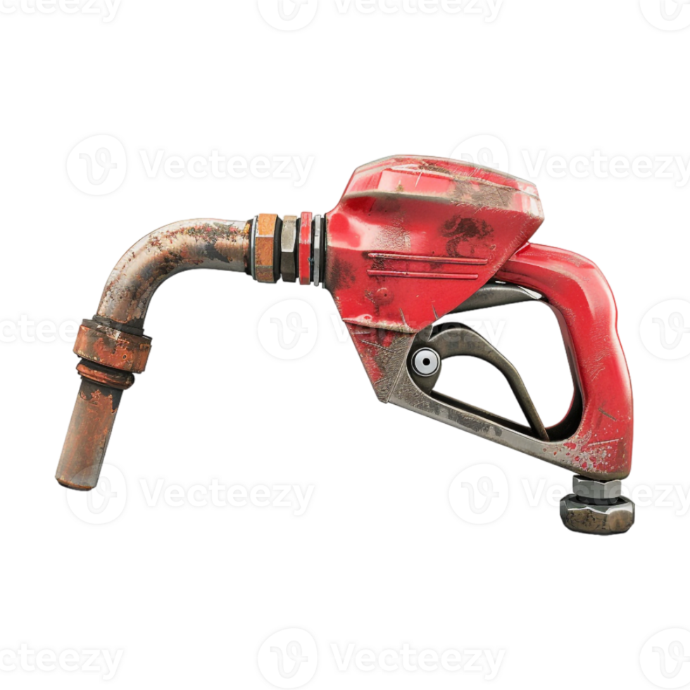 Petrol Filling Nozzle on Transparent Background png