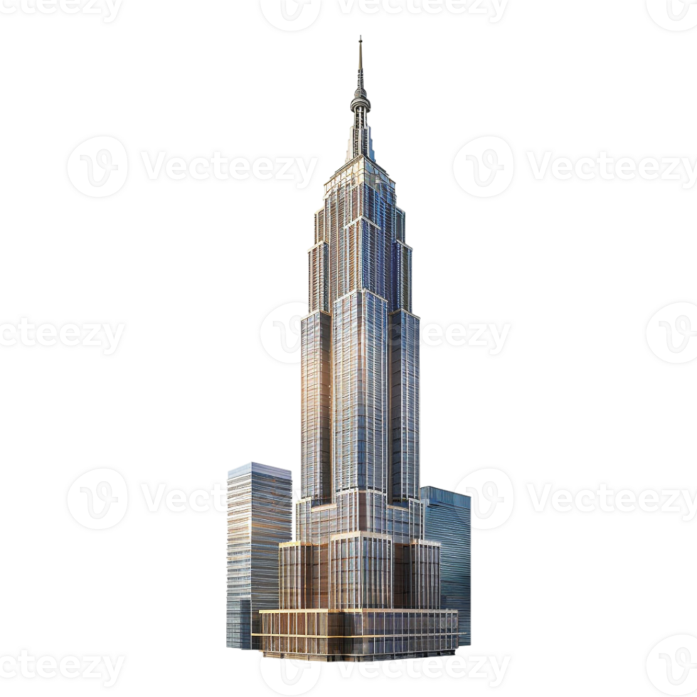 Real Estate Sky Scrapper on Transparent Background png