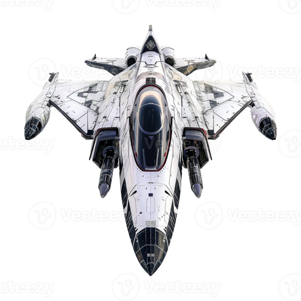 Futuristic Space Ship on Transparent Background png