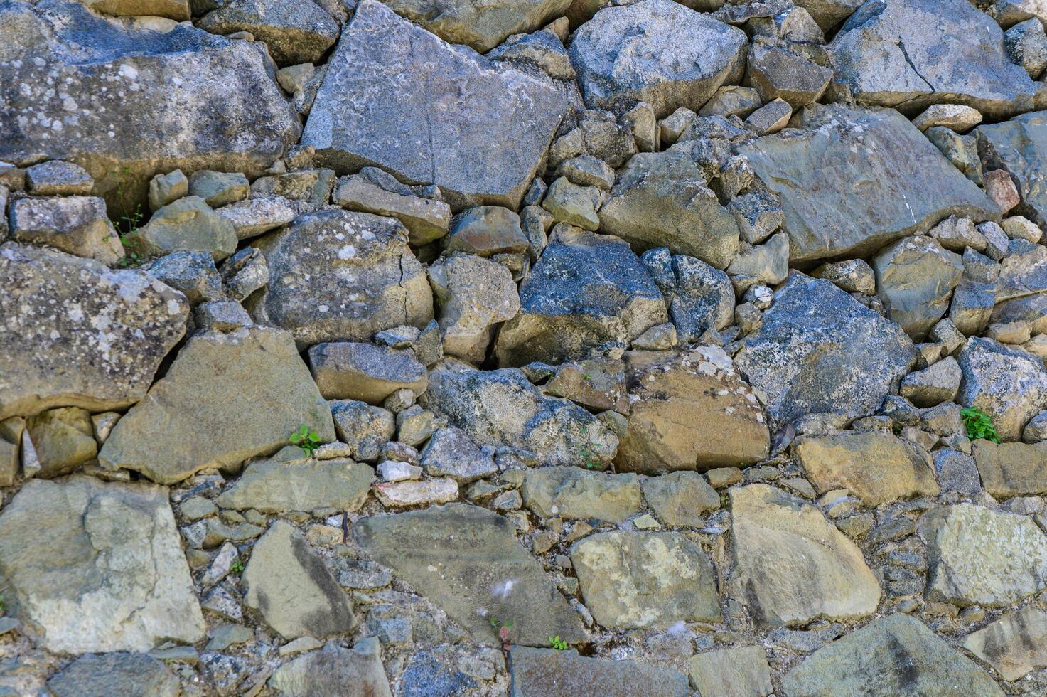 Texture of a stone wall. Stone wall as a background or texture. photo