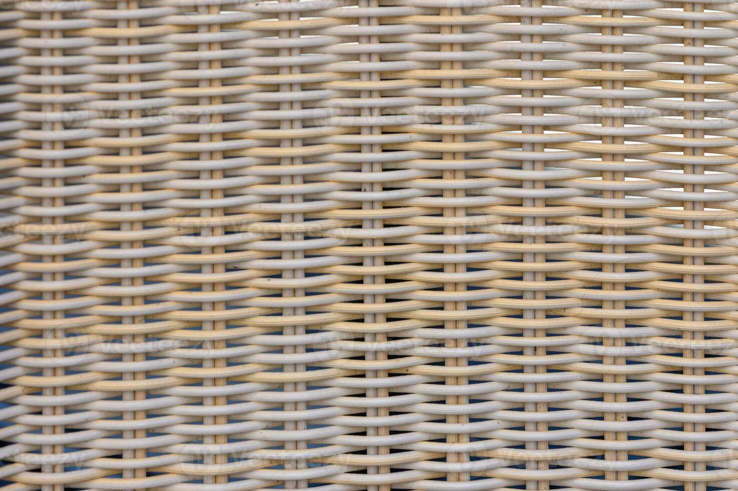 White rattan wooden table top pattern and background seamless photo