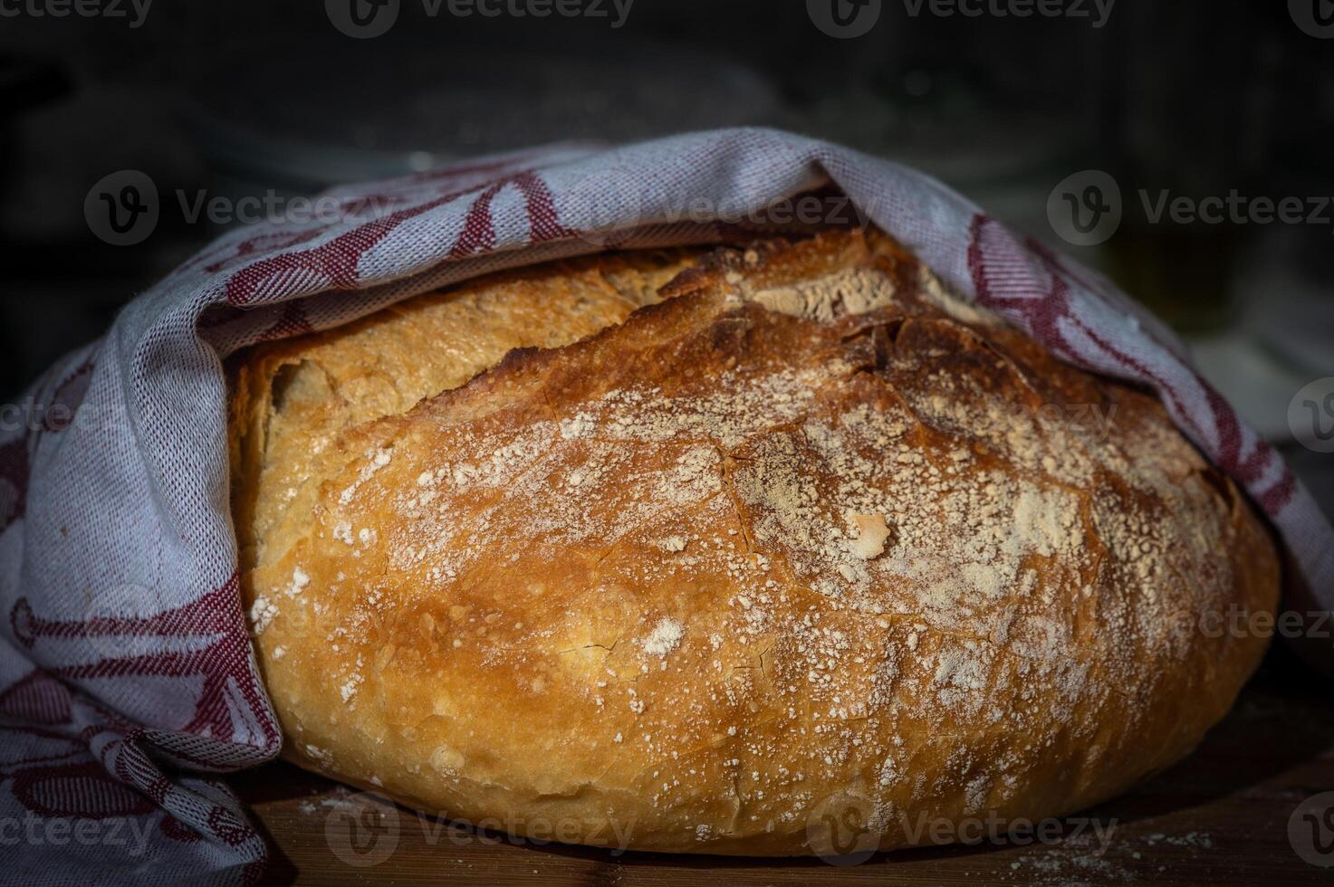 Homemade sourdough bread food, photography recipe idea photo