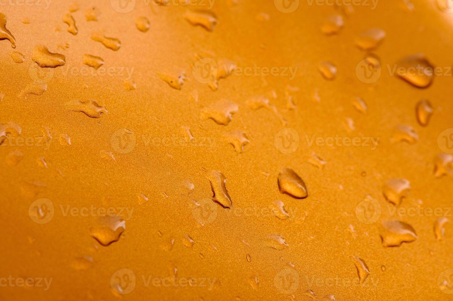 Background - raindrops on the metal surface of a modern car 1 photo