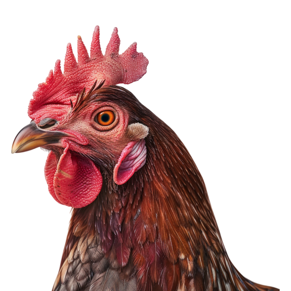 Hen on Transparent Background png