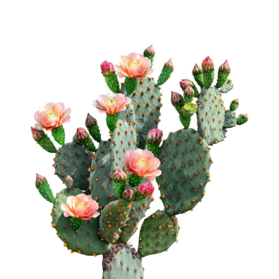 Beavertail cactus on Transparent Background png