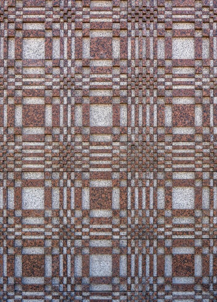 Gold yellow square mosaic tiles for texture background photo
