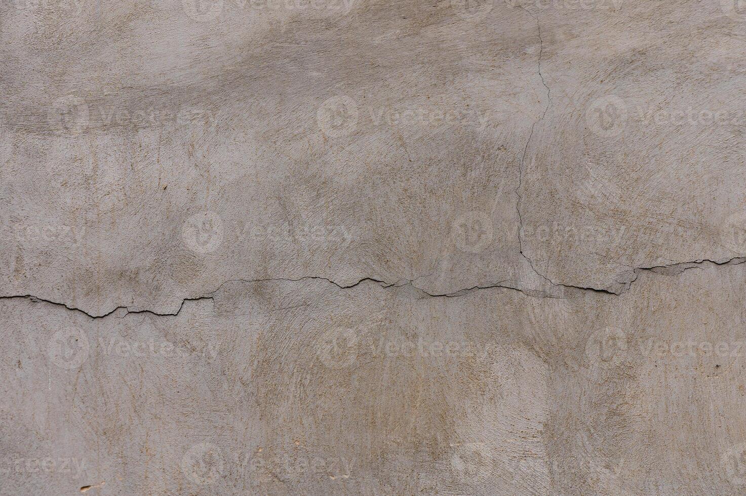 gray concrete wall, floor with pattern and cracks, texture background photo