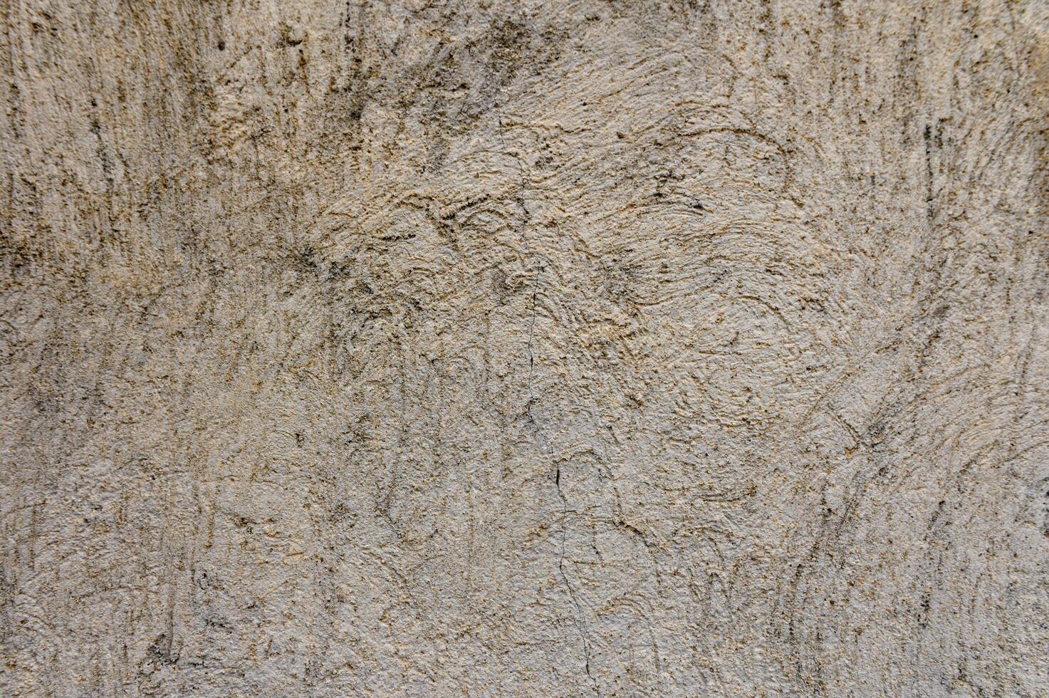 gray concrete wall, floor with pattern and cracks, texture background 2 photo
