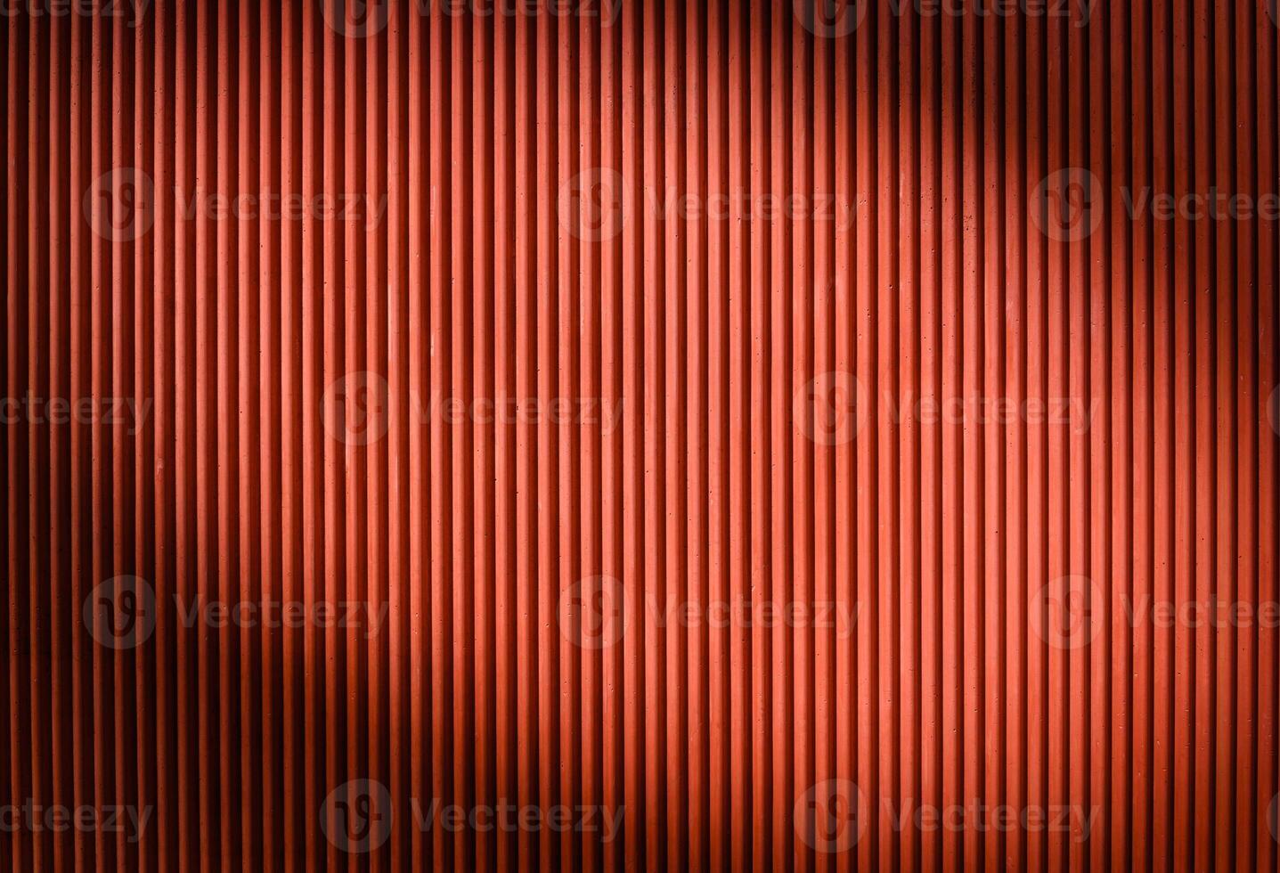 The texture of the fence made of red profiled sheet. Background. Space for text. 4 photo