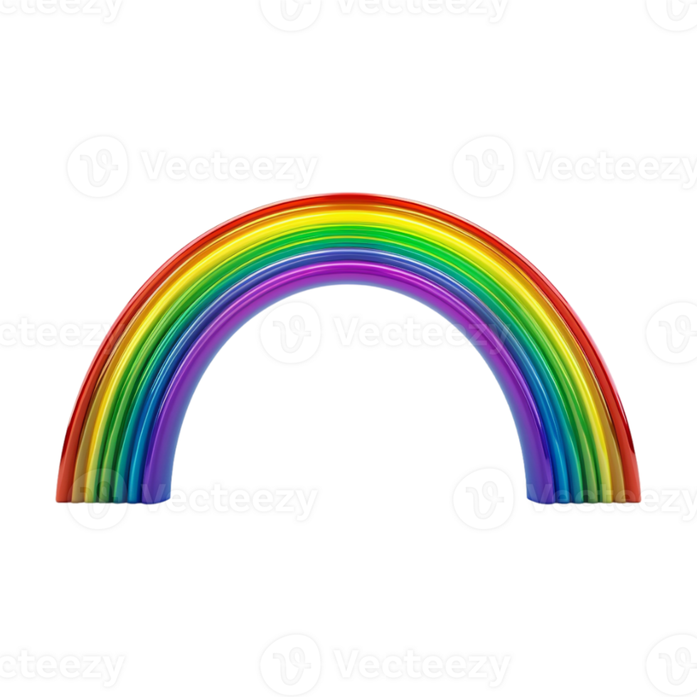 Colorful Rainbow Splash on Transparent Background png