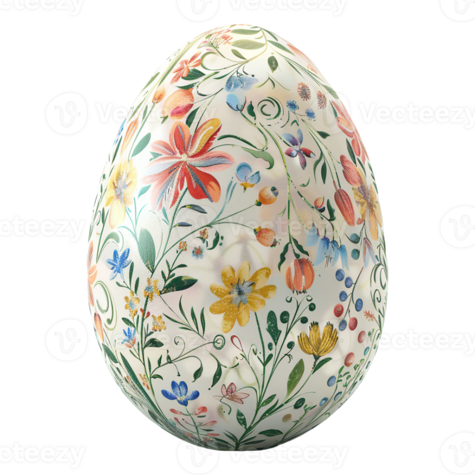 Colorful Easter Eggs on Transparent Background png