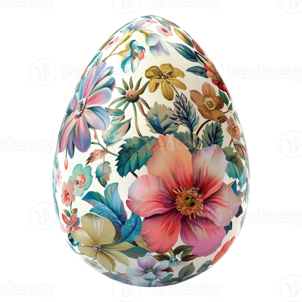Colorful Easter Eggs on Transparent Background png