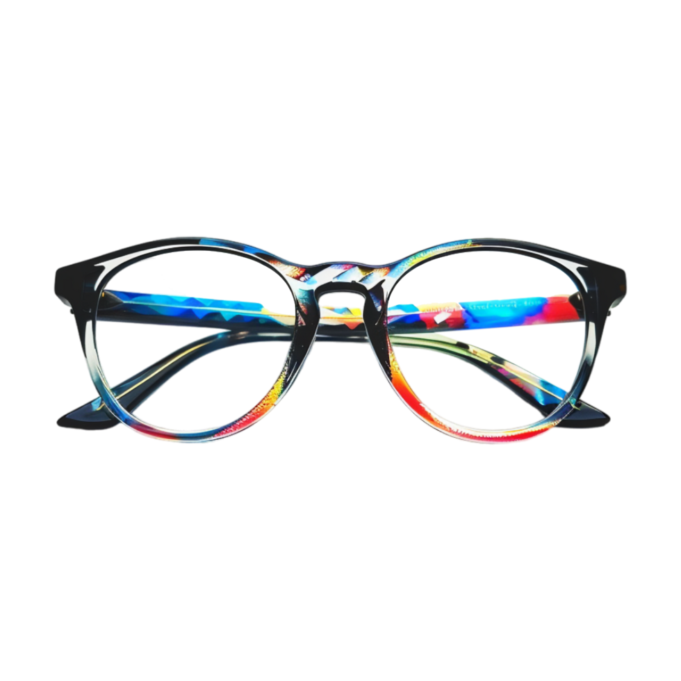 Eye Glasses Frame on Transparent Background png