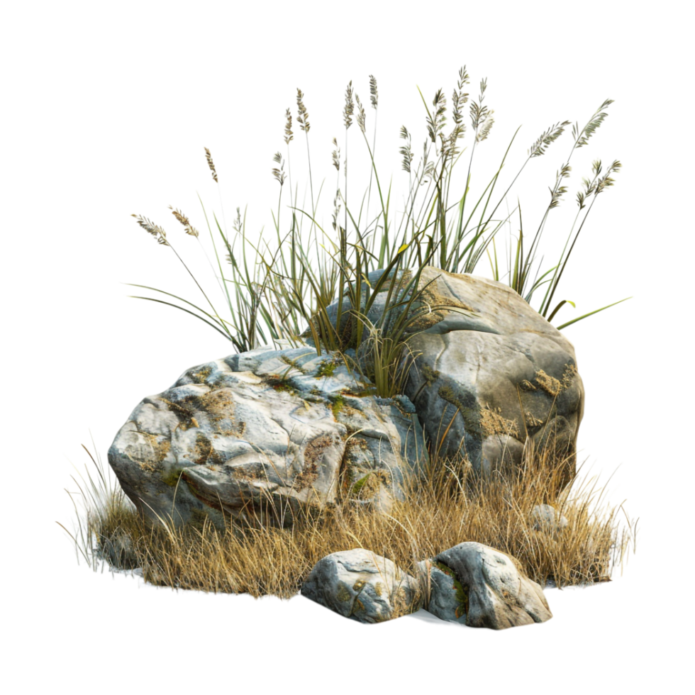 Mountain Land Footer on Transparent Background png