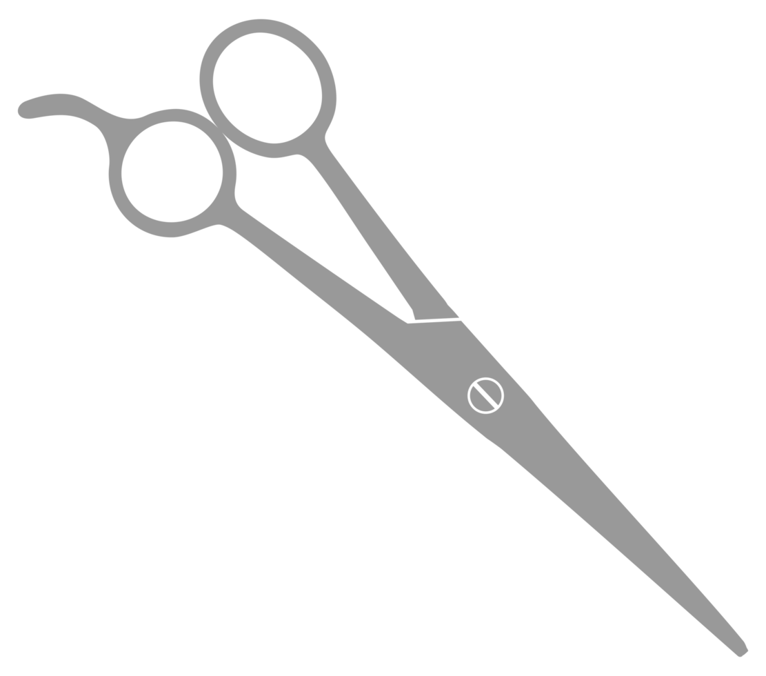 Scissors Silhouette for Pictogram, Art Illustration, Website, Apps, Logo Type or Graphic Design Element png