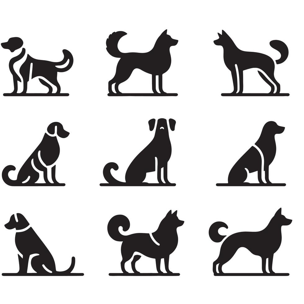 English Bulldog lap dog breed face head isolated pet animal smiling smile happy art artwork illustration design set vector