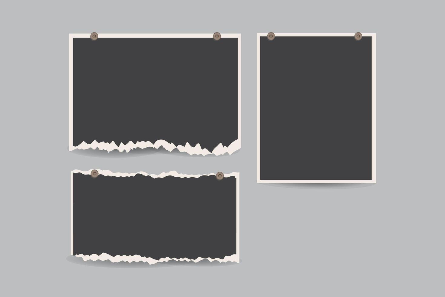 photos frame collage comics page grid layout abstract photo frames wall template vector