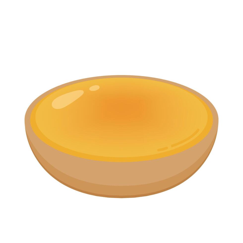 Souffle pancakes . Souffle pancakes is Dessert. Souffle pancakes on white background. vector